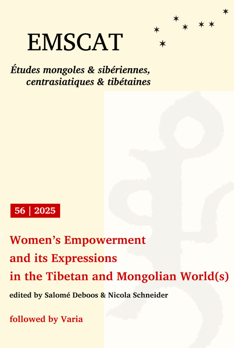 Parution de EMSCAT : Women’s Empowerment and its Expressions in the ...